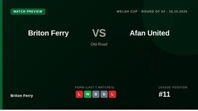 Briton Ferry welcome Afan United to Old Road for a Welsh Cup tie on Friday evening, seeking a cup run to offset...